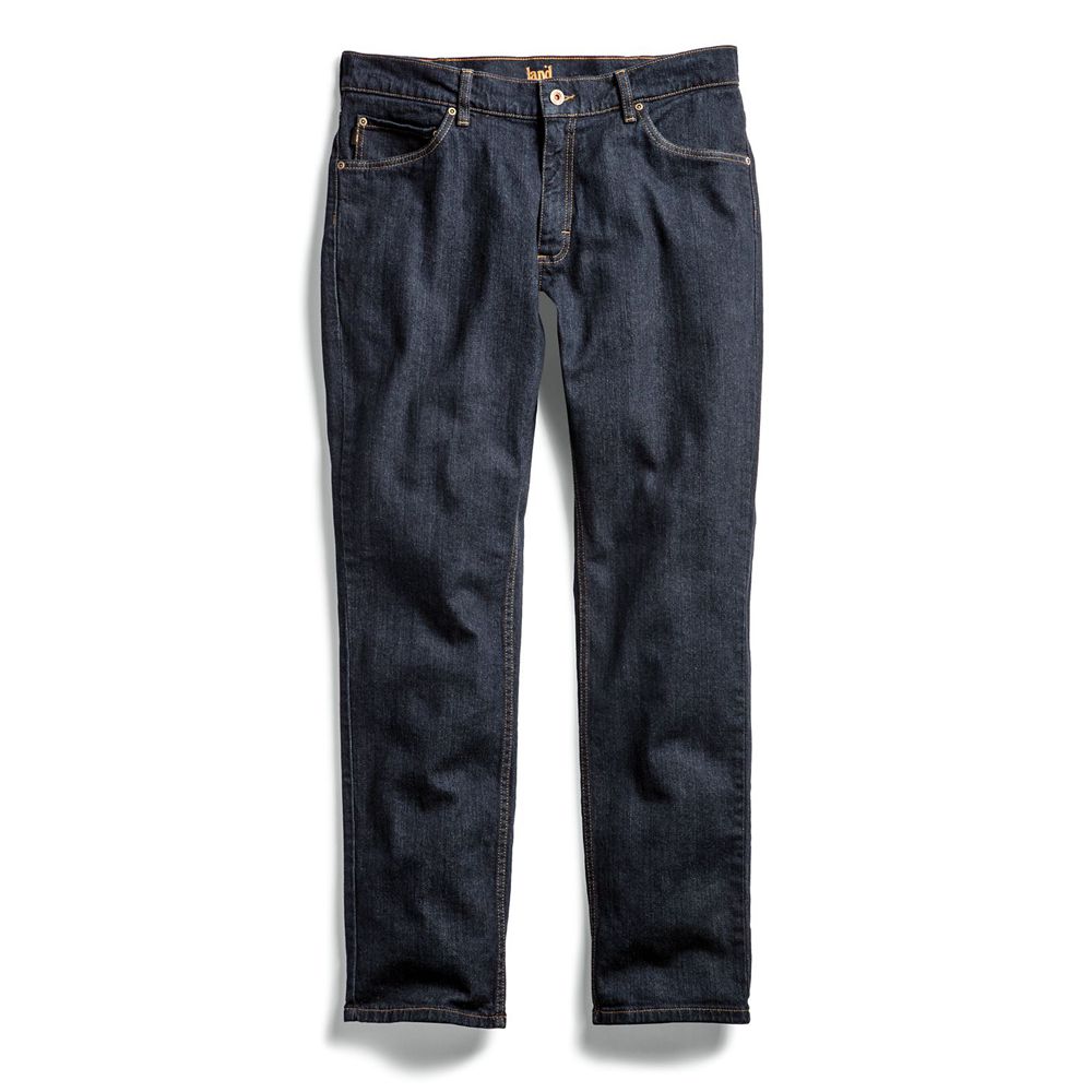 Pantalones Timberland Hombre Pro® Grit-N-Grind Modern Fit Flex Denim Work Azul Marino - Chile BAY-05